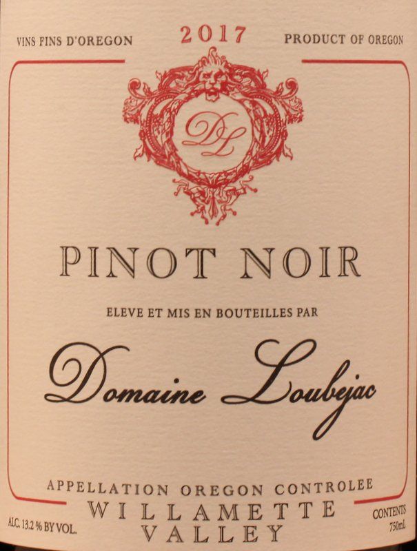 2017 Domaine Loubejac Pinot Noir